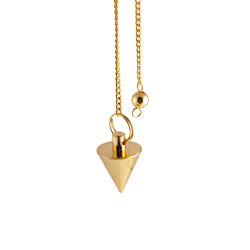 Berk Pendule conique – laiton doré – 22 mm