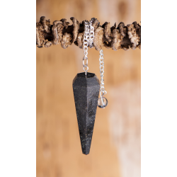 Berk Hexagonal pendulum – black tourmaline – 45 mm
