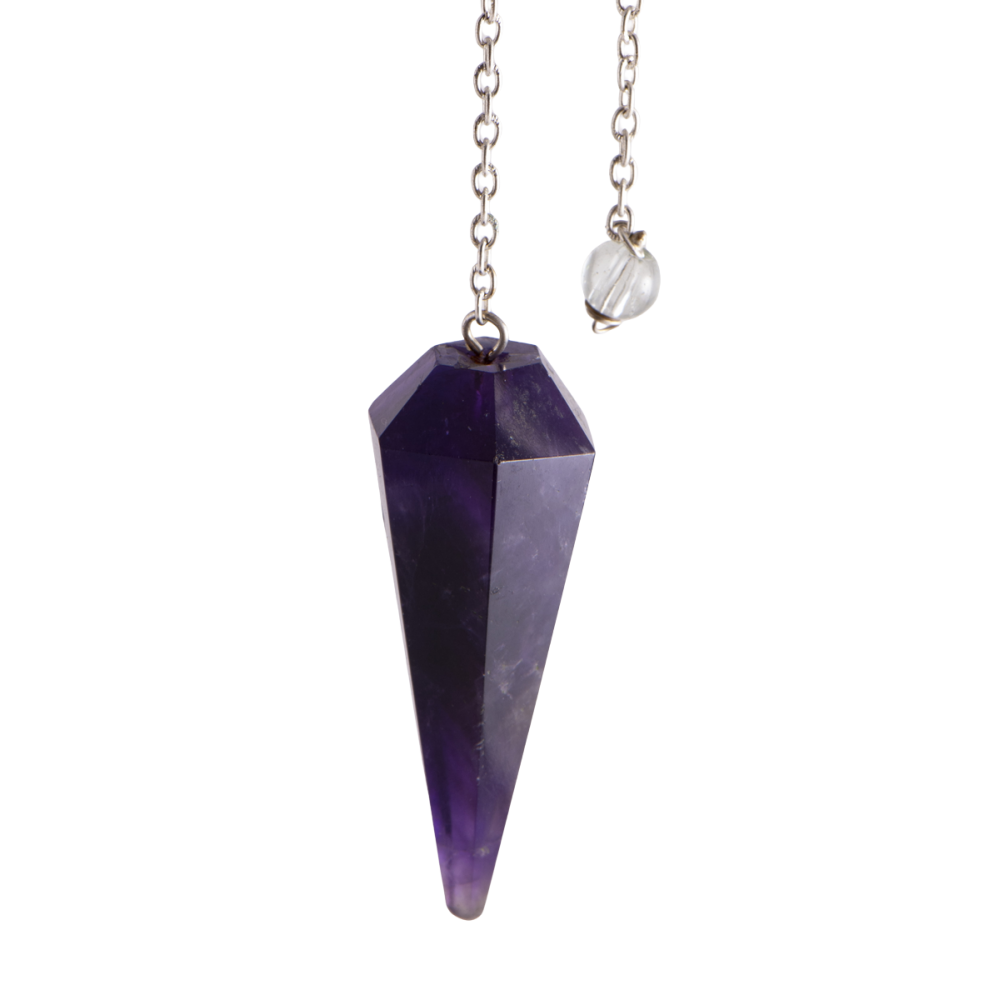 Berk Pendule hexagonale – Améthyste – 45mm