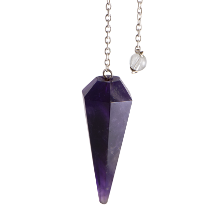 Berk Hexagonal pendulum – amethyst – 45 mm