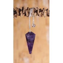 Berk Pendule hexagonale – Améthyste – 45mm