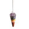Berk 7 Chakra Pendulum – 7 Gemstones – 45mm