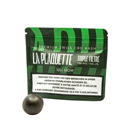La Plaquette CBD Hash Triple Filtré 10g