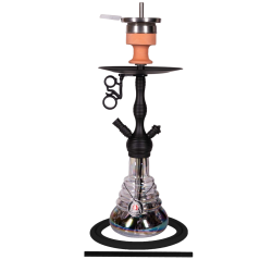 Amy Deluxe Shisha Small Rips 470R Noir-Noir