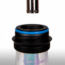 Amy Deluxe Shisha Small Rips 470R Noir-Noir