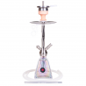 Amy Deluxe I Need You 038R Hookah - Nickel & Transparent