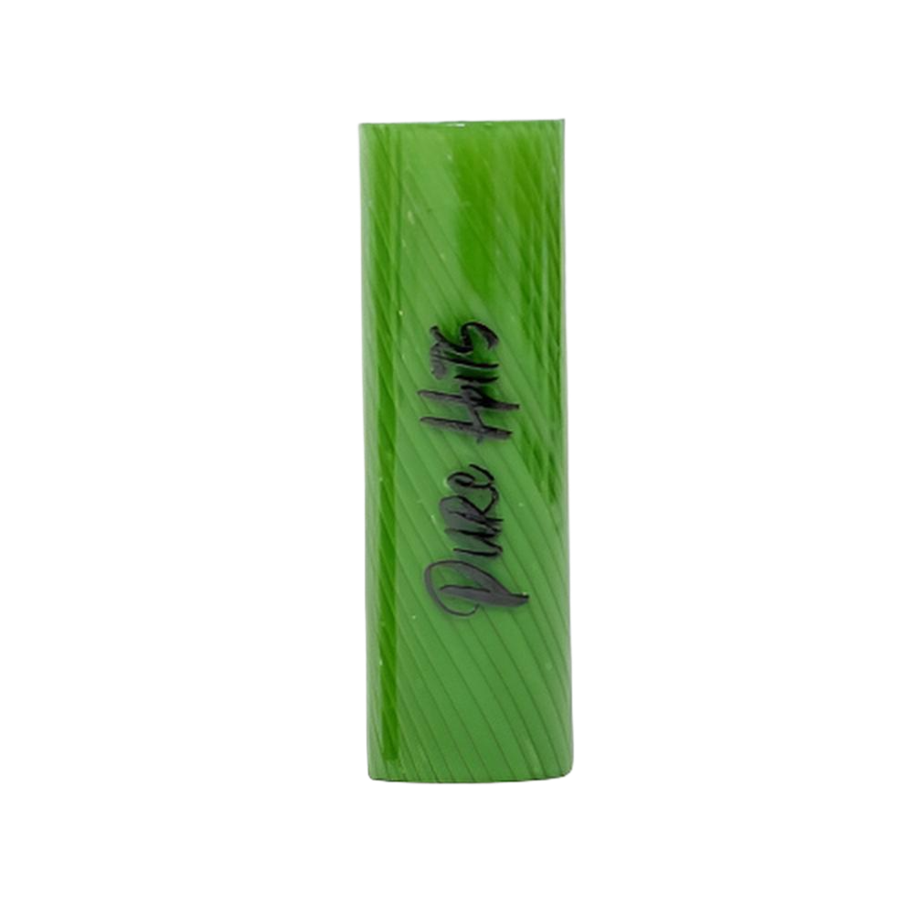 Pure Hits Tips Green – Embout en verre Vortex pour un goût intense - 10mm