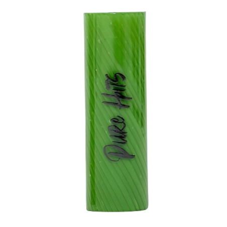 Pure Hits Tips Green – Embout en verre Vortex pour un goût intense - 10mm