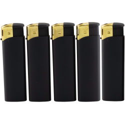 Black piezo lighter