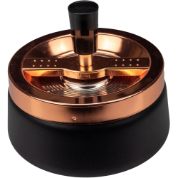 Drehaschenbecher – Black/Rose Gold