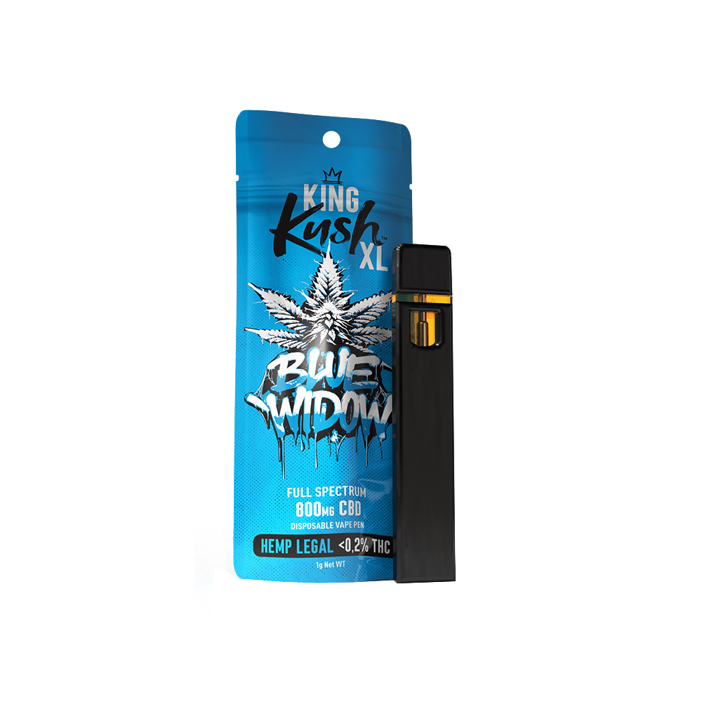 Kush CBD Vape Blue Widow – King Kush XL Vape Pen mit 800 mg CBD