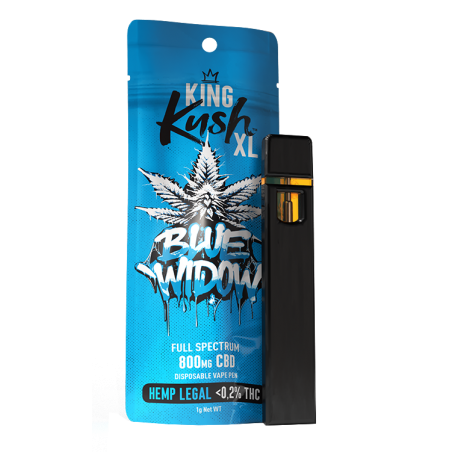 Kush CBD Vape Blue Widow – King Kush XL Vape Pen avec 800 mg CBD