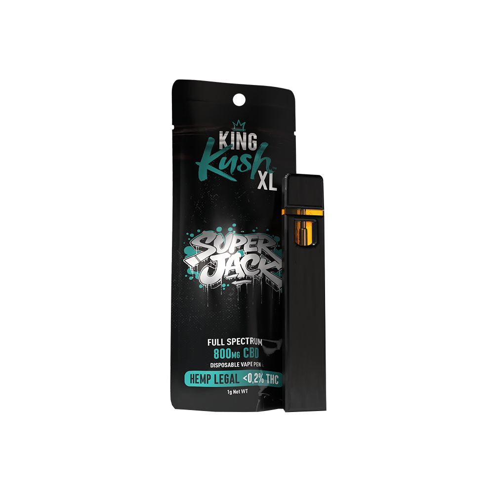 Kush CBD Vape Super Jack – King Kush XL Vape Pen mit 800 mg CBD