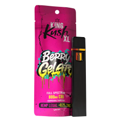 Kush CBD Vape Berry Gelato – King Kush XL Vape Pen with 800 mg CBD