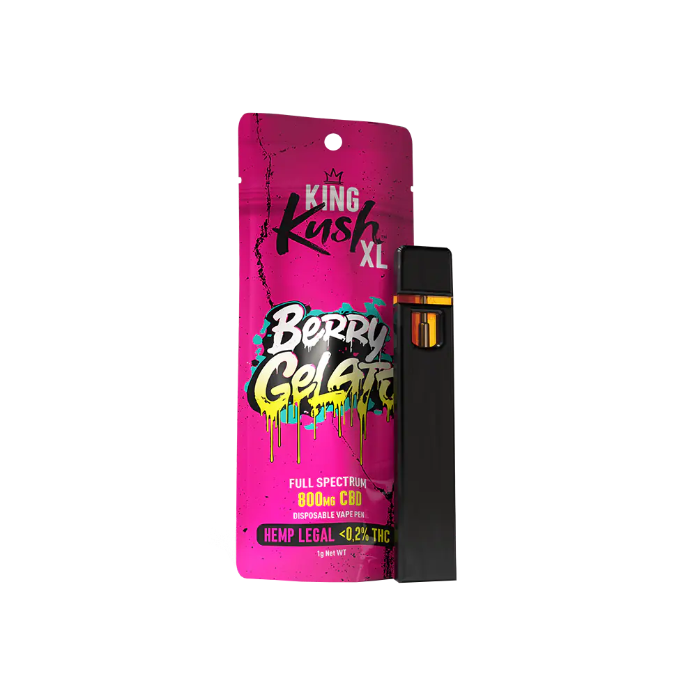 Kush CBD Vape Berry Gelato – King Kush XL Vape Pen mit 800 mg CBD