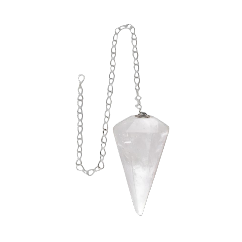 Berk Hexagonal pendulum – selenite, 45mm