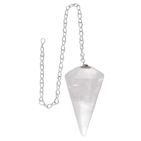 Berk Hexagonal pendulum – selenite, 45mm