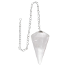 Berk Hexagonal pendulum – selenite, 45mm