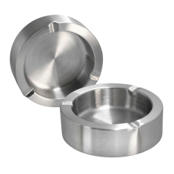 Stainless steel ashtray