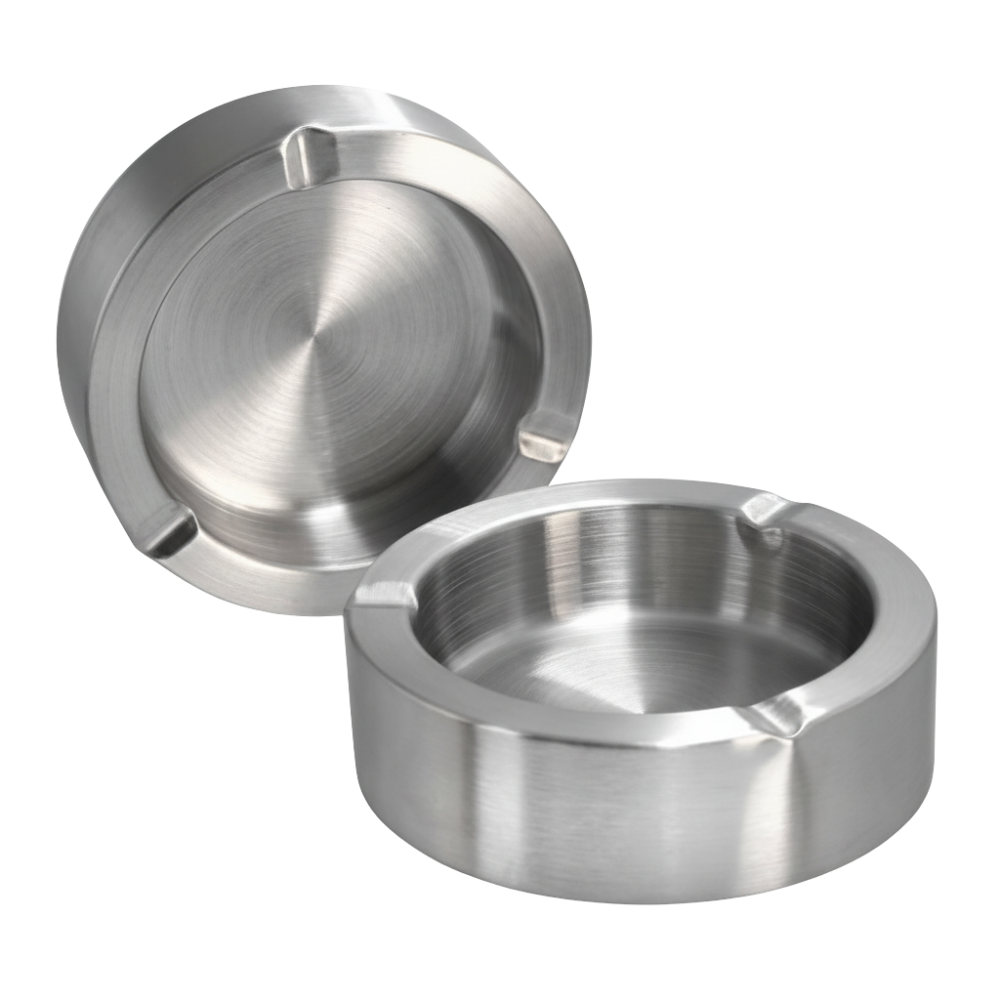 Stainless steel ashtray