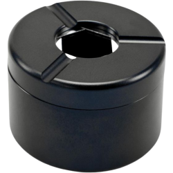 Cendrier anti-vent avec fermeture rotative