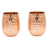 Gobelet en cuivre martelé, 350ml, 2 pcs.