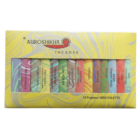 Auroshika Incense Sticks Mini Palette – 14 fragrances to discover