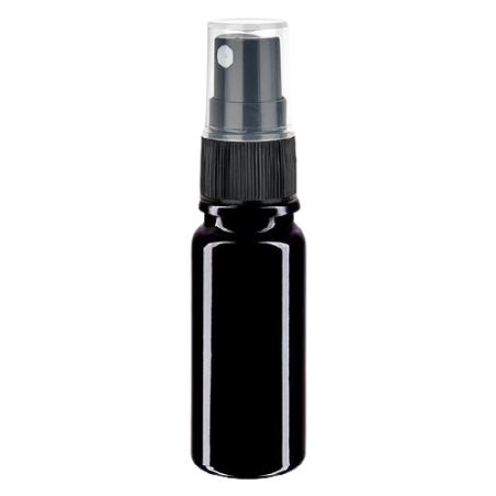 Violettglasflasche 10ml mit Sprühaufsatz