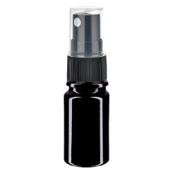 Flacon en verre violet 5ml avec fixateur