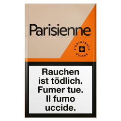 Parisienne Cigarettes Orange Box