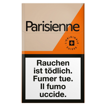 Parisienne Cigarettes Orange Box