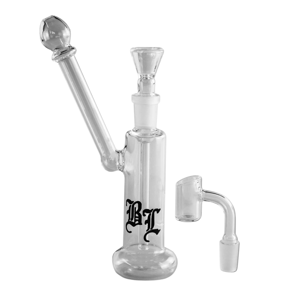 Black Leaf Mini-bong – 2 en 1 avec banger