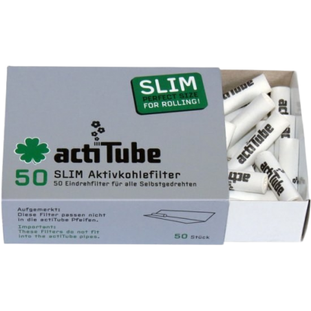 Aktivkohle-Filter Slim 50 Stk.