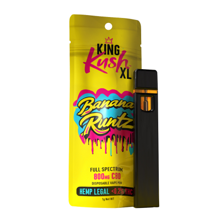 Banana Runtz – King Kush XL Vape Pen with 800 mg CBD
