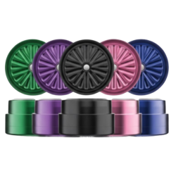 Flower Mill Next-Gen Standard 2.5" Aluminium Grinder, 64mm, 3-part