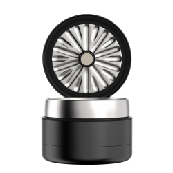 FlowerMill USA Next-Gen Premium 2.5" Stainless Grinder, 66mm