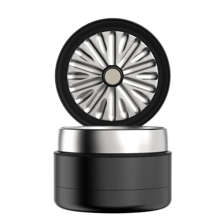 FlowerMill USA Next-Gen Premium 2.5" Stainless Grinder, 66mm