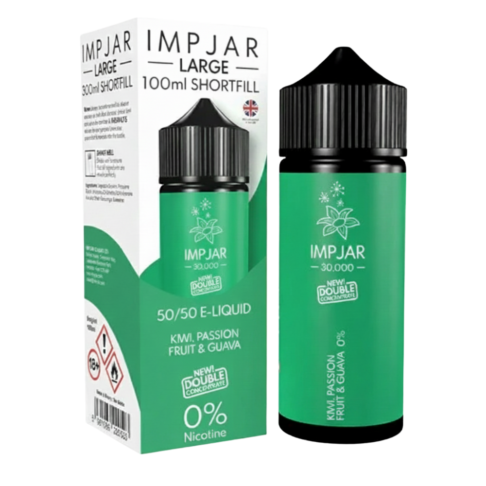 Kiwi Passion Fruit & Guava Double Concentrate Shortfill, 100ml