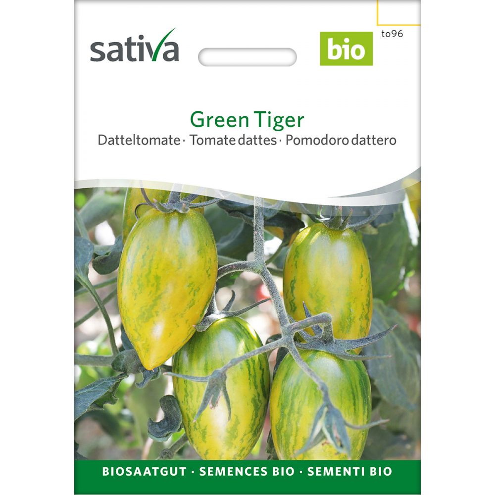 Sativa Green Tiger – Tomate cerise bio