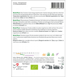 Sativa Black Plum –  Organic Plum tomato