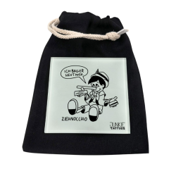 Ziehnocchio - Planchette robuste en verre véritable, 10 x 10 cm