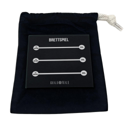 Brettspiel - Robust real glass board, 10 x 10 cm