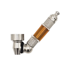 Metal Pipe 45° curved, 9cm