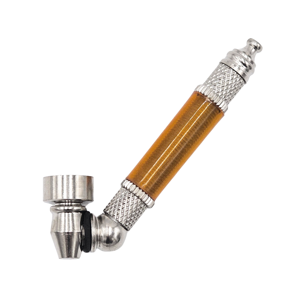 Metal Pipe 45° gekrümmt, 11cm