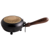 Carrying vessel Sun – iron incense burner with wooden handle