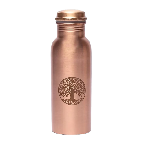 Kupferflasche – Lebensbaum Lasergravur, 500ml