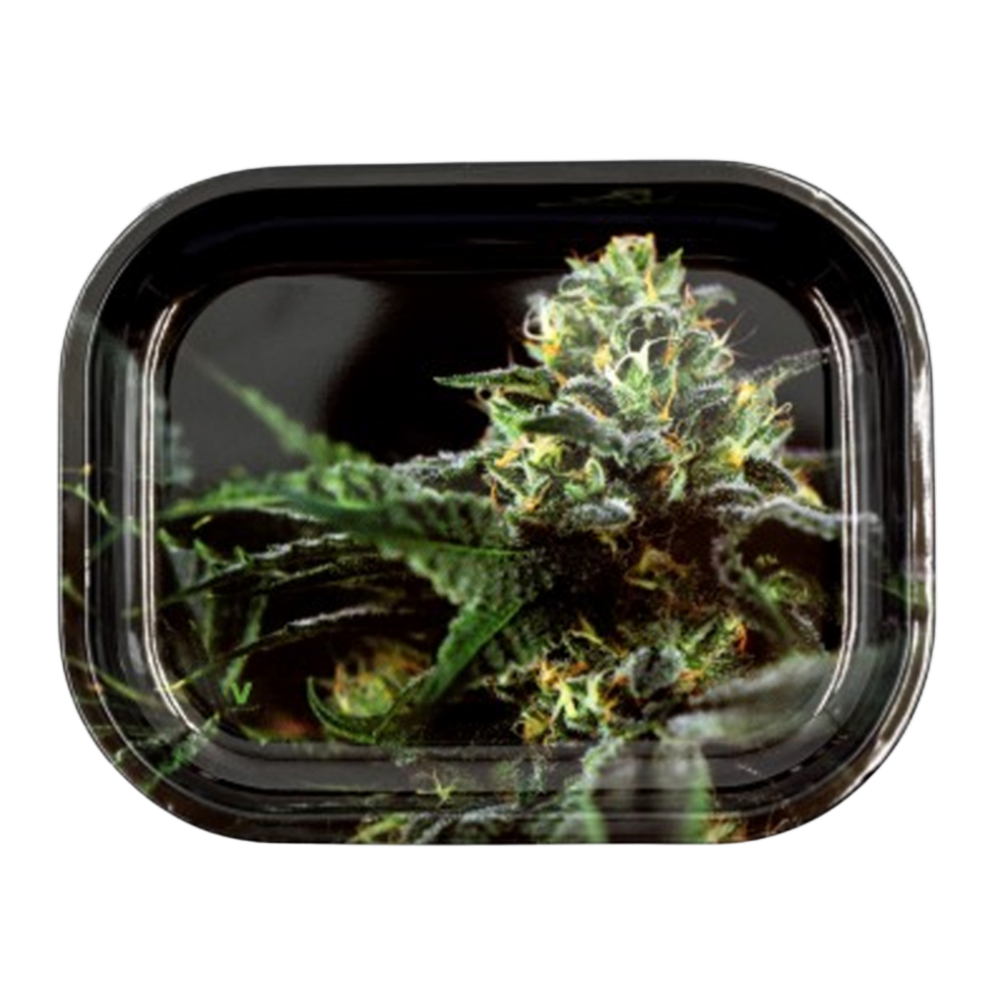 Rolling Tray Small – O.G. Kush Edition, 14 x 18cm