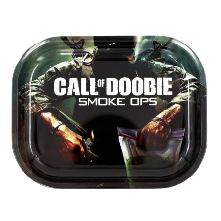 Rolling Tray Small – Call of Doobie, 14 x 18cm