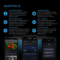 AC Infinity AI+ Grow Tent System PRO 120 x 120 x 200 cm, 4-plant set