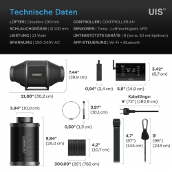 AC Infinity Luftfilter-Set AI+ PRO 100 mm
